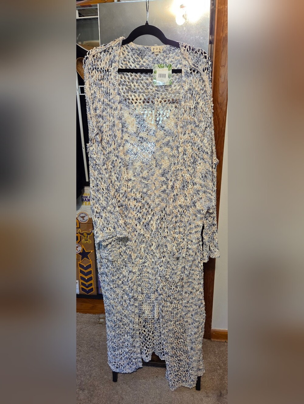 NWT POL Open Knit Duster Cardigan - Plus Size 2XL